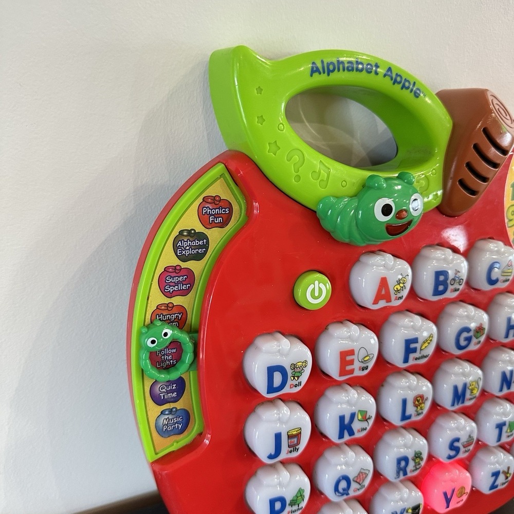 VTECH Apple Alphabet Kids Interactive Learning Fun Educational Toy (Tested) - Picture 2 of 6